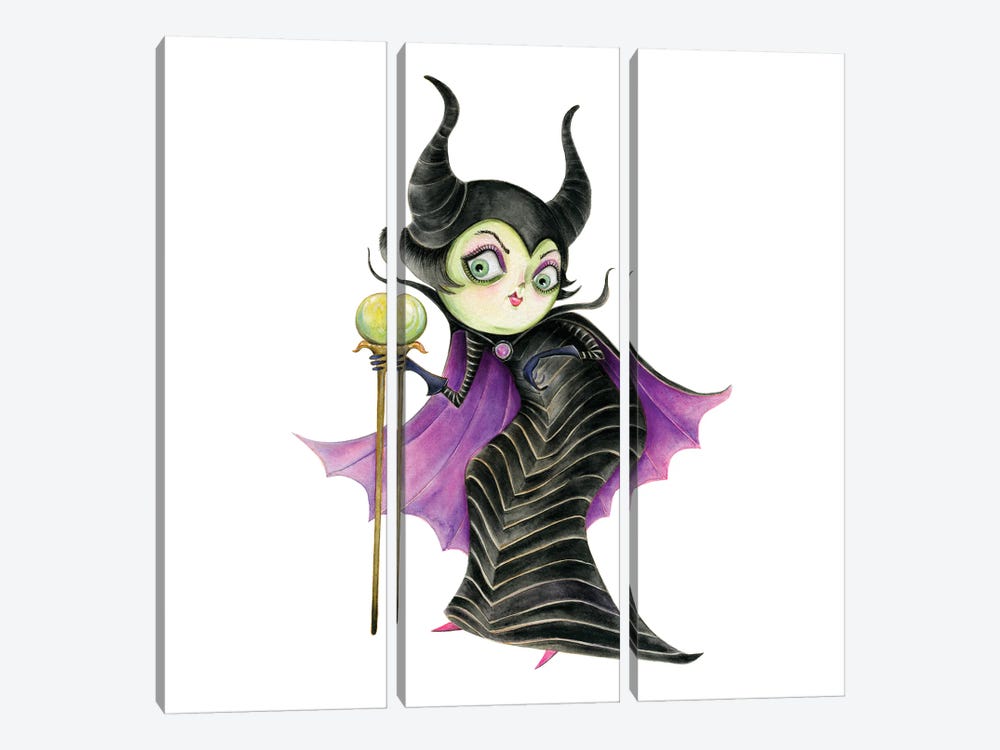Evil Queen by TDow Thomas 3-piece Canvas Wall Art