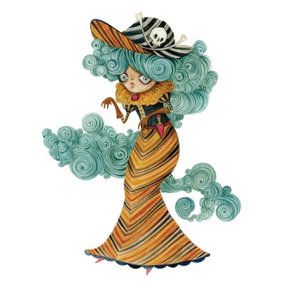 Salty Marina by TDow Thomas framed wall art