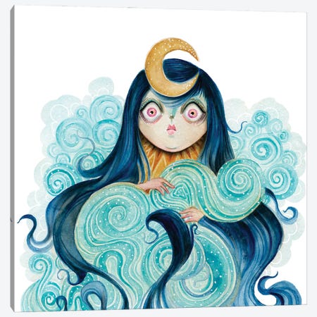 Sea Witch Canvas Print #TWT86} by TDow Thomas Canvas Wall Art