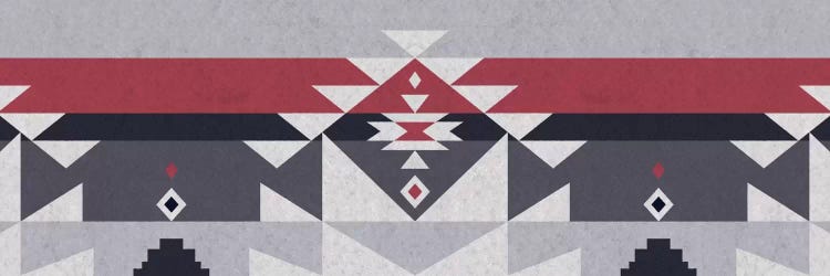 Wolf Gray Tribal Pattern