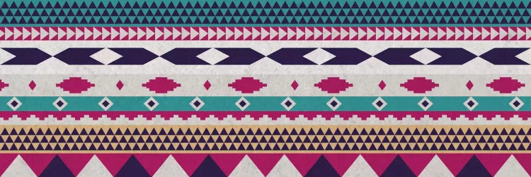 Purple & Blue Tribal Pattern