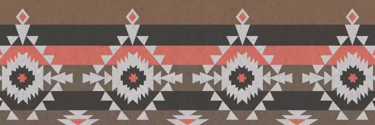 Grey, Black & Red Tribal Pattern I by 5by5collective wall art