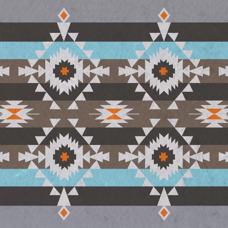 Quad Tribal Pattern by 5by5collective wall art