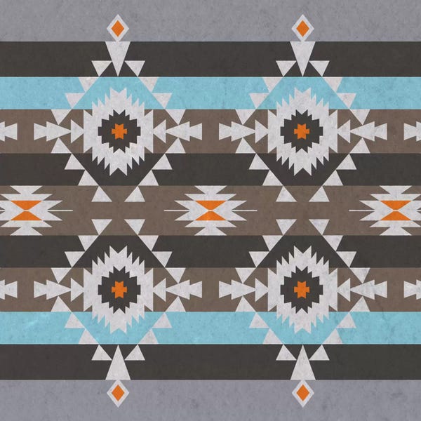 Textiles Collection: Quad Tribal Pattern by 5by5collective