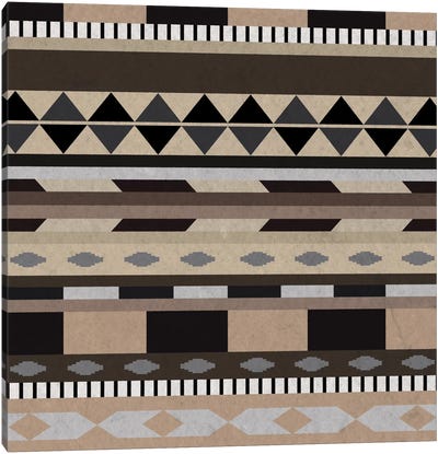 Desert Sands Tribal Pattern I Canvas Art Print - Patterns