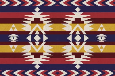 Dusk Tribal Pattern by 5by5collective art print