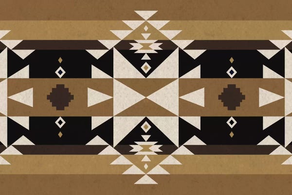 Sandy Black Tribal Pattern
