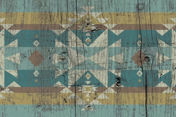 Tribal Inspired Patterns: Daylight Tribal Pattern on Wood by 5by5collective