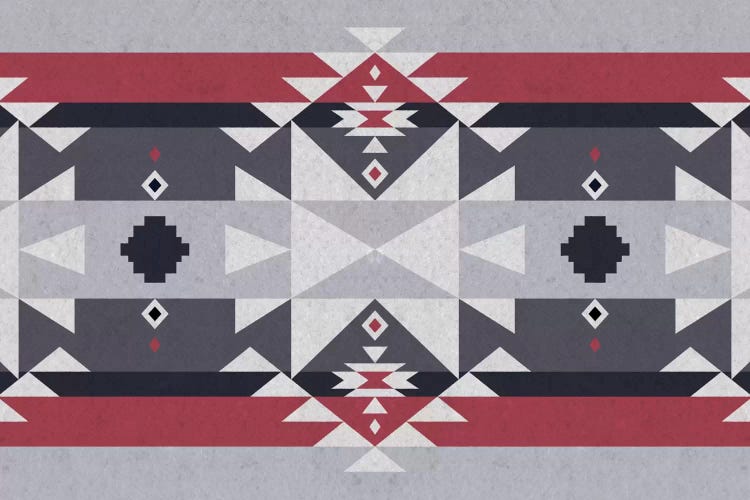 Red & Gray Tribal Pattern