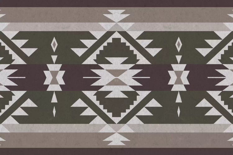 Grayscale Tribal Pattern