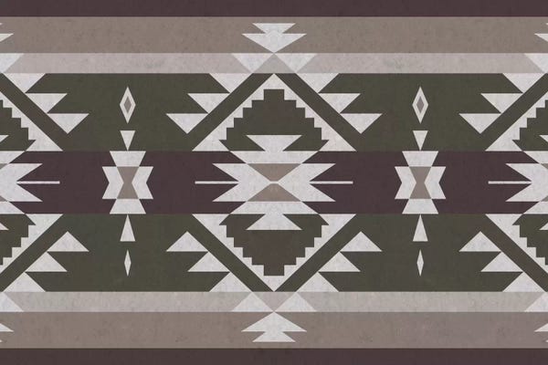 Grayscale Tribal Pattern