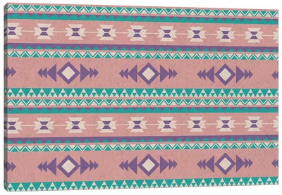 Faded Fairy Tribal Pattern I Canvas Art Print - Tribal Patterns