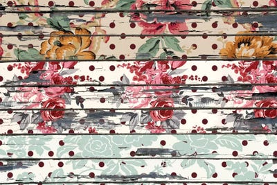 Floral Boards by 5by5collective art print