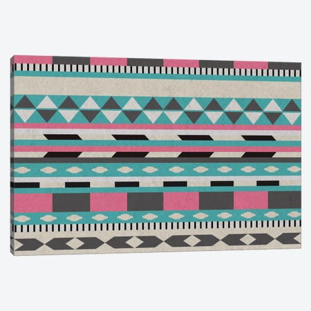Bubble Gum Tribal Pattern Canvas Print #TXT55} by 5by5collective Art Print
