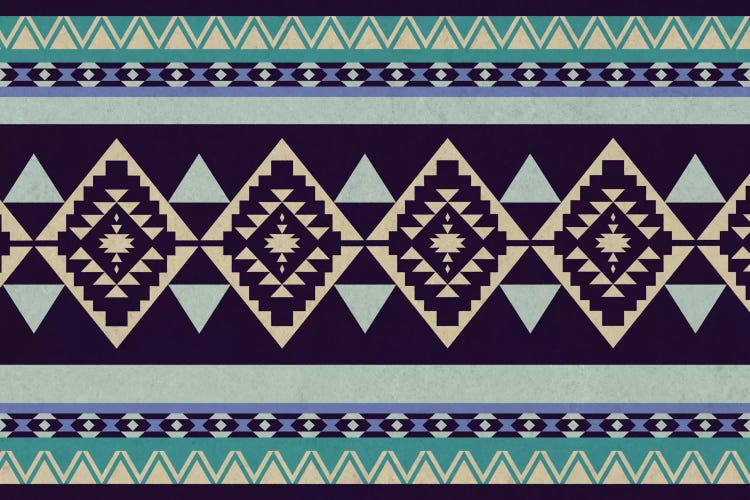 Deep Purple Tribal Pattern