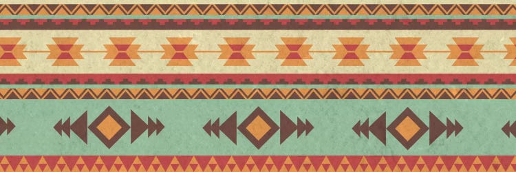 Green & Yellow Tribal Pattern