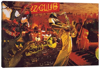Bebop Canvas Art Print