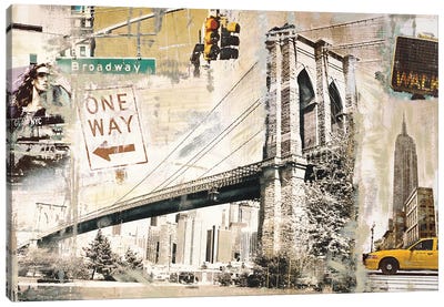 Manhattan Canvas Art Print