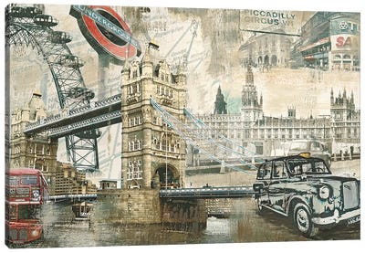 London Canvas Art Print