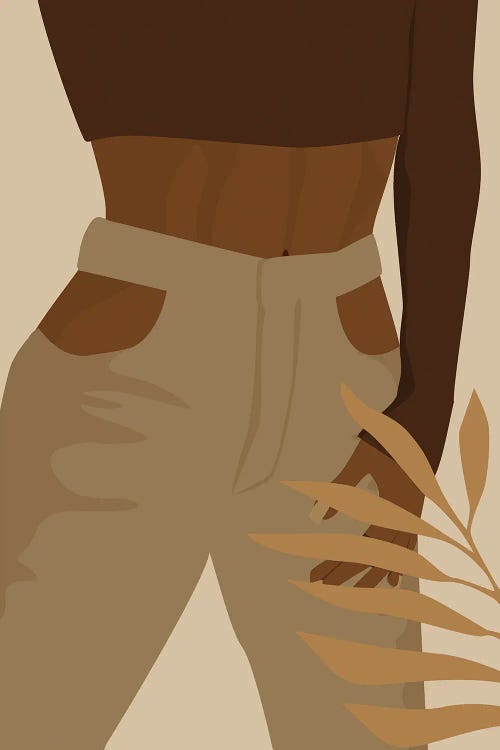 Fashion Black Girl by Tysee Ciage wall art