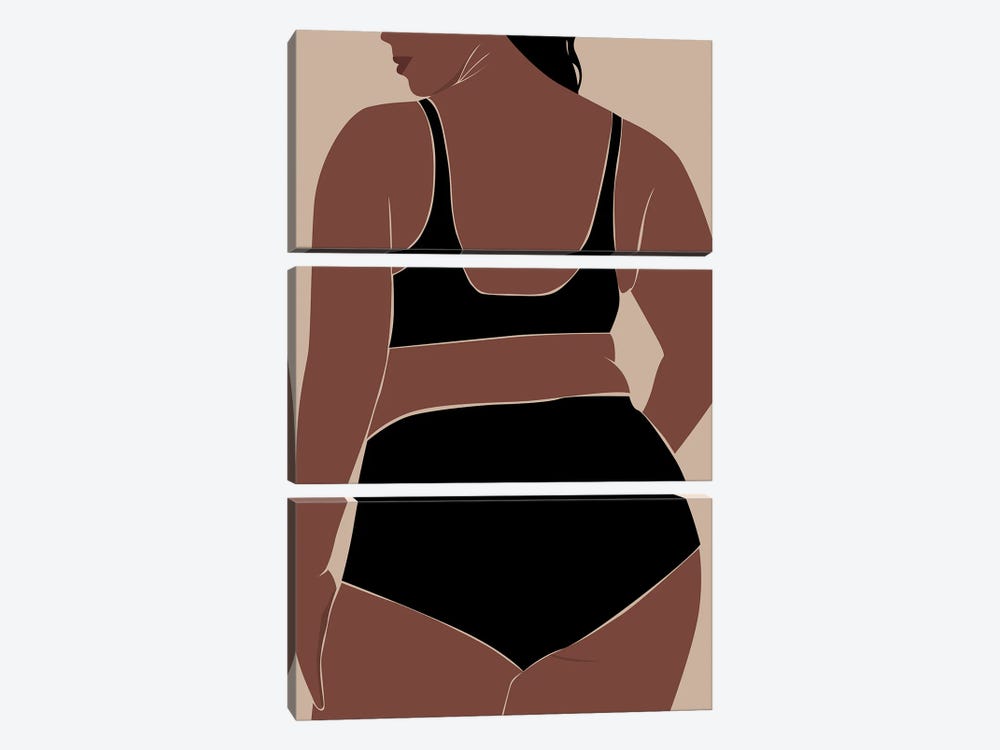 Body Positivity by Tysee Ciage 3-piece Canvas Art