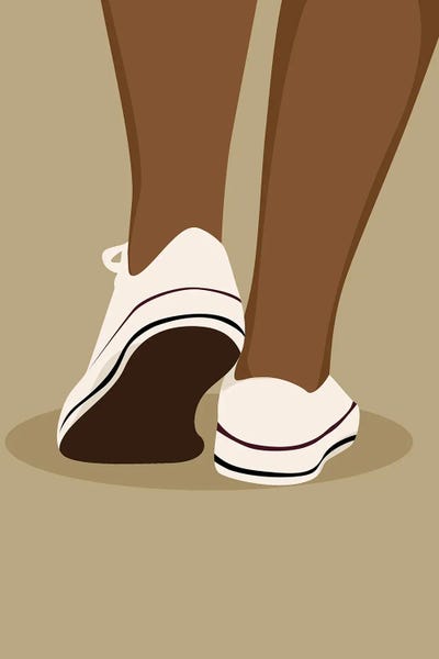 Sneakers: Girl Walking by Tysee Ciage