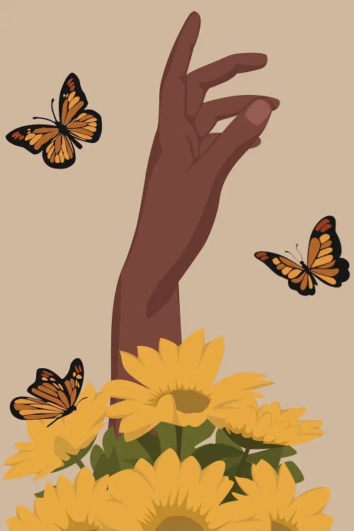 Flowers And Butterflies