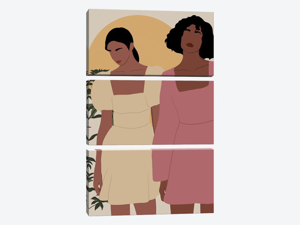 Black Women by Tysee Ciage 3-piece Art Print