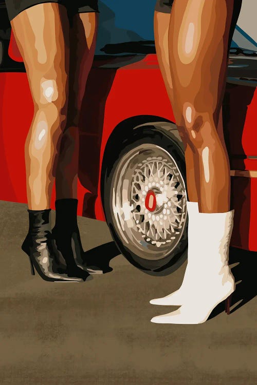Boots Girls by Tysee Ciage wall art
