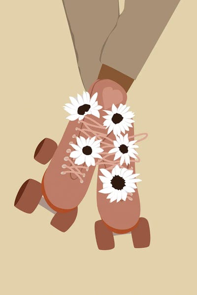 Shoe With Flowers
