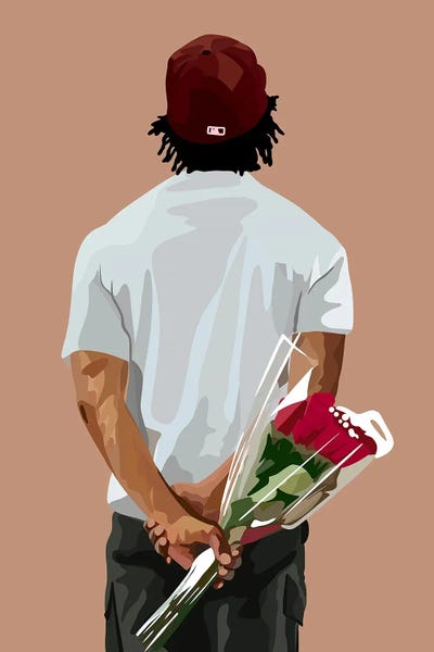 Tysee Ciage: Boy With Roses by Tysee Ciage