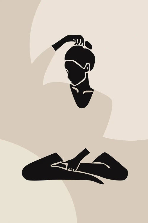 Yoga Girl Silhouette