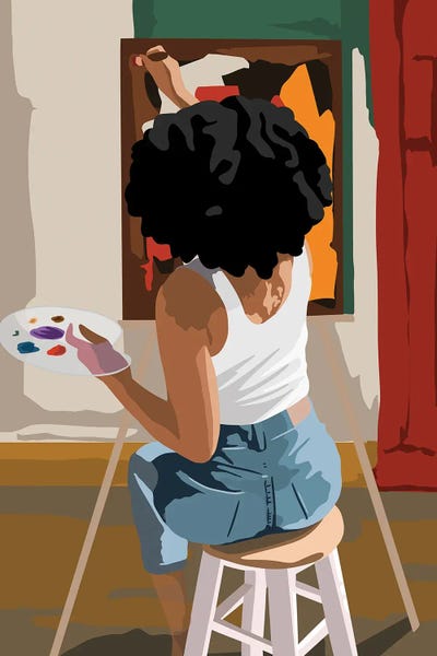 Tysee Ciage: Painter Girl Art by Tysee Ciage