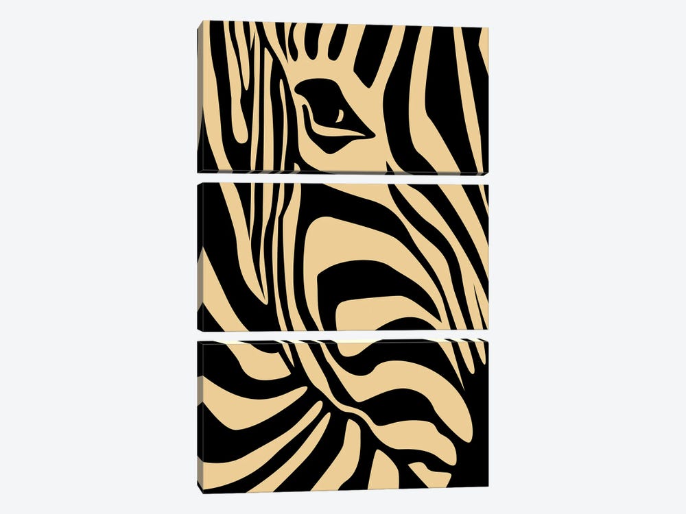 Zebra Print by Tysee Ciage 3-piece Art Print
