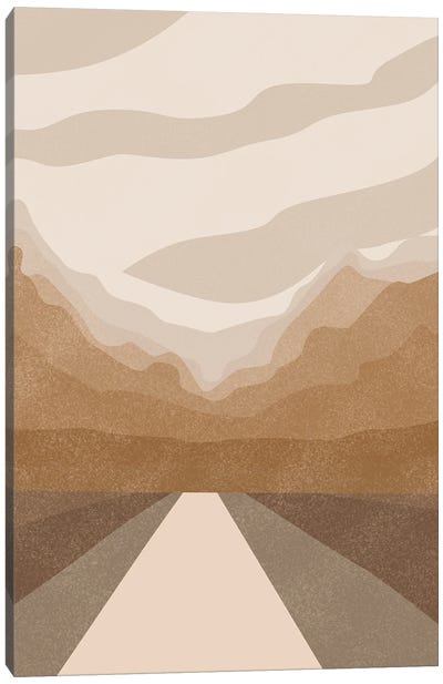 Abstract Mountains Canvas Art Print - Tysee Ciage