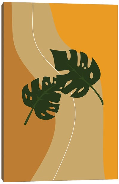 Monstera Leaves Canvas Art Print - Tysee Ciage
