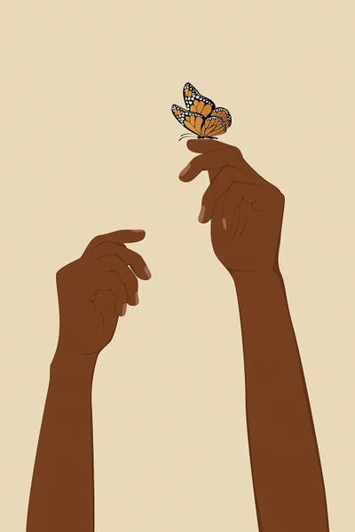 Black Joy: Butterfly Hands by Tysee Ciage