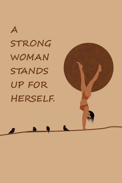 Strong Woman Art by Tysee Ciage wall art