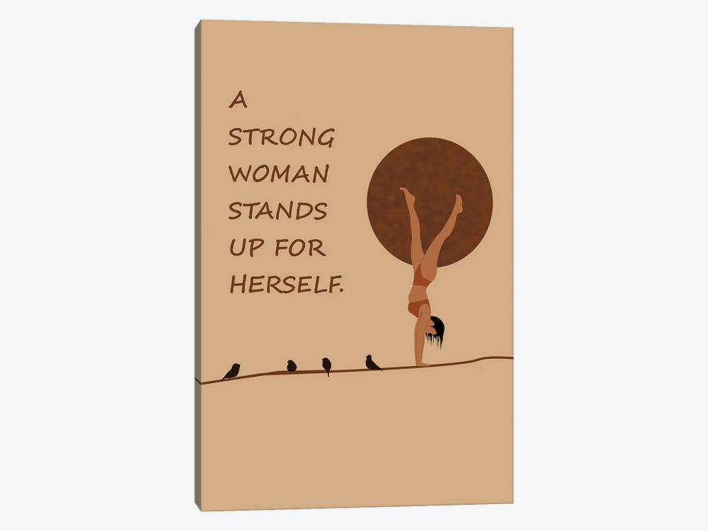 Strong Woman Art by Tysee Ciage 1-piece Canvas Artwork