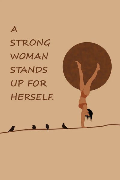 Women's Empowerment: Strong Woman Art by Tysee Ciage