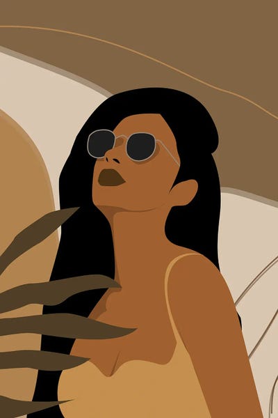 Long Hair Girl Art