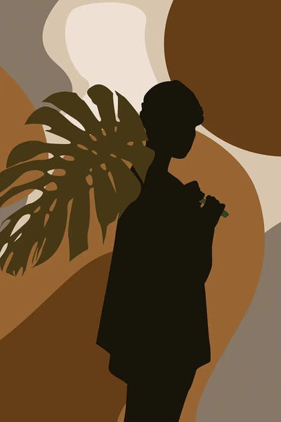 Monsteras: Abstract Leaf Woman by Tysee Ciage