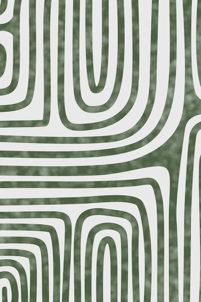 Organic Modern: Green Minimalist Art by Tysee Ciage