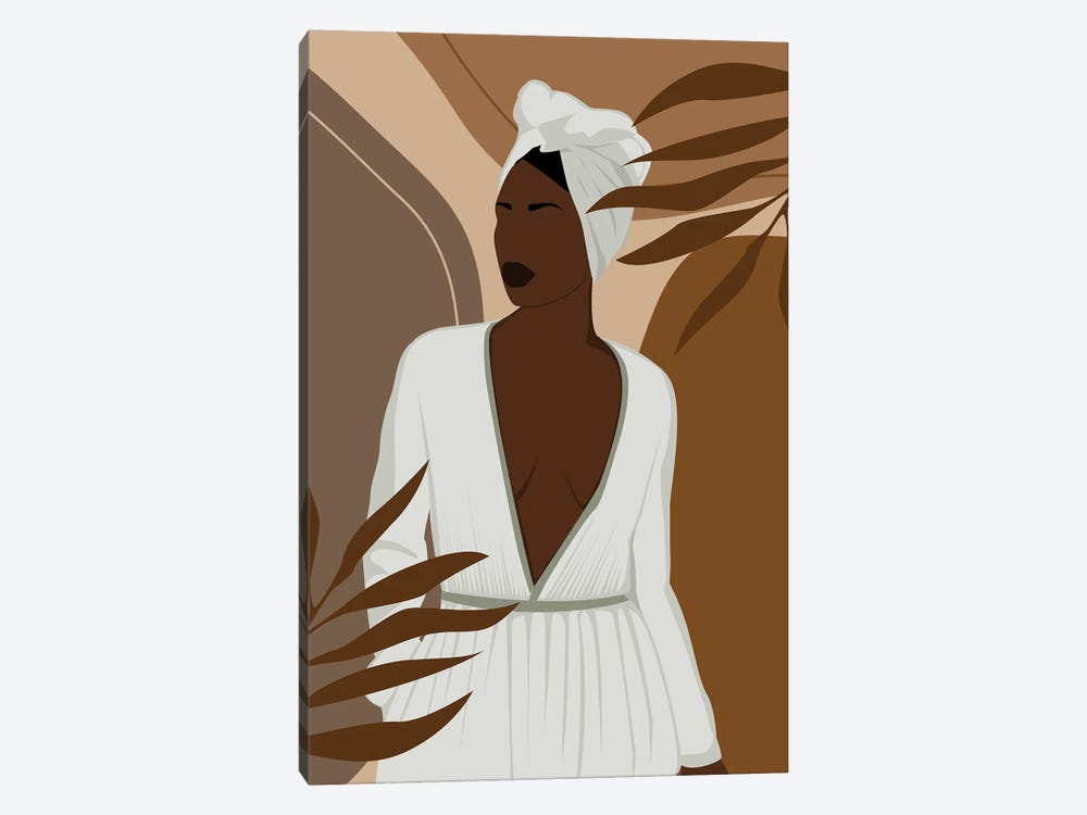 Black Woman Art by Tysee Ciage 1-piece Canvas Artwork