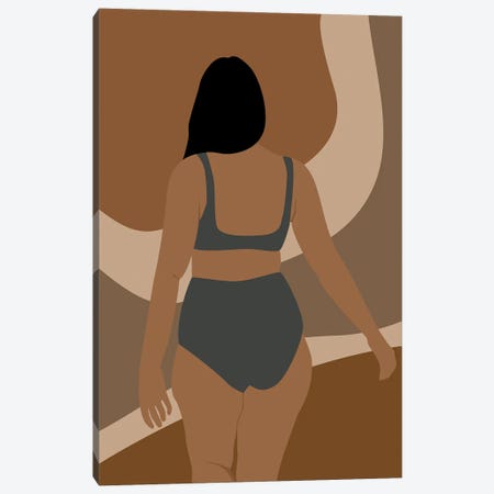 Girl In Bikini Canvas Print #TYC62} by Tysee Ciage Canvas Print