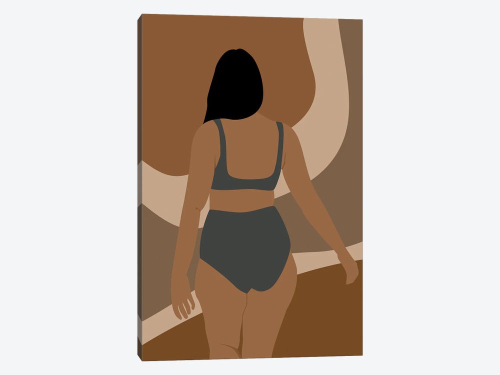 Girl In Bikini by Tysee Ciage 1-piece Canvas Art Print