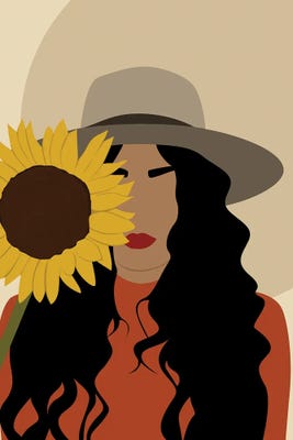 Art and Soul - “sunflower girl” custom painted for @vhonyang