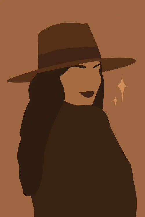 Woman With Hat Art