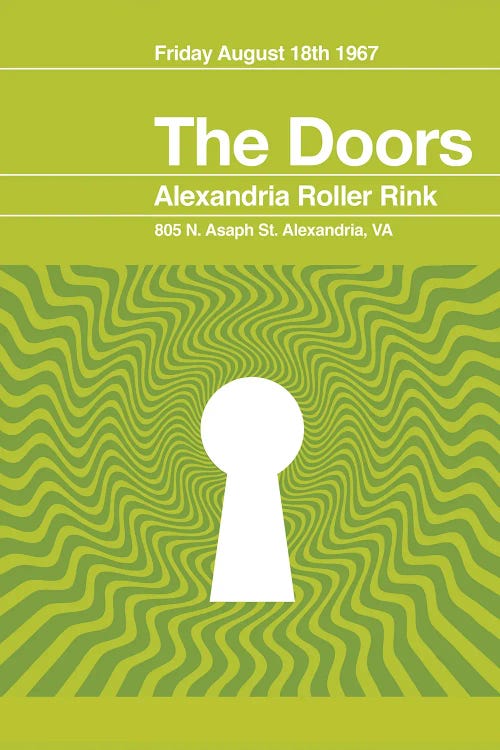 The Doors - Remixed Concert Poster