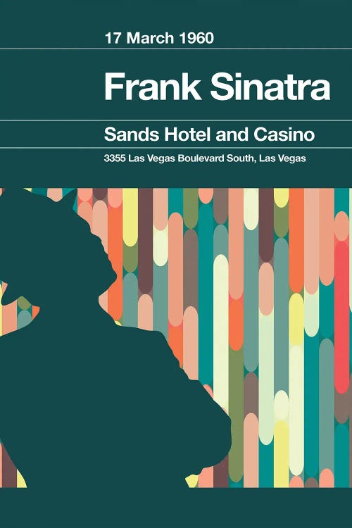 Frank Sinatra - Remixed Concert Poster